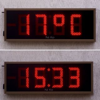 Изработка на часовник + термо­метри, показващи час и температура през определен интервал